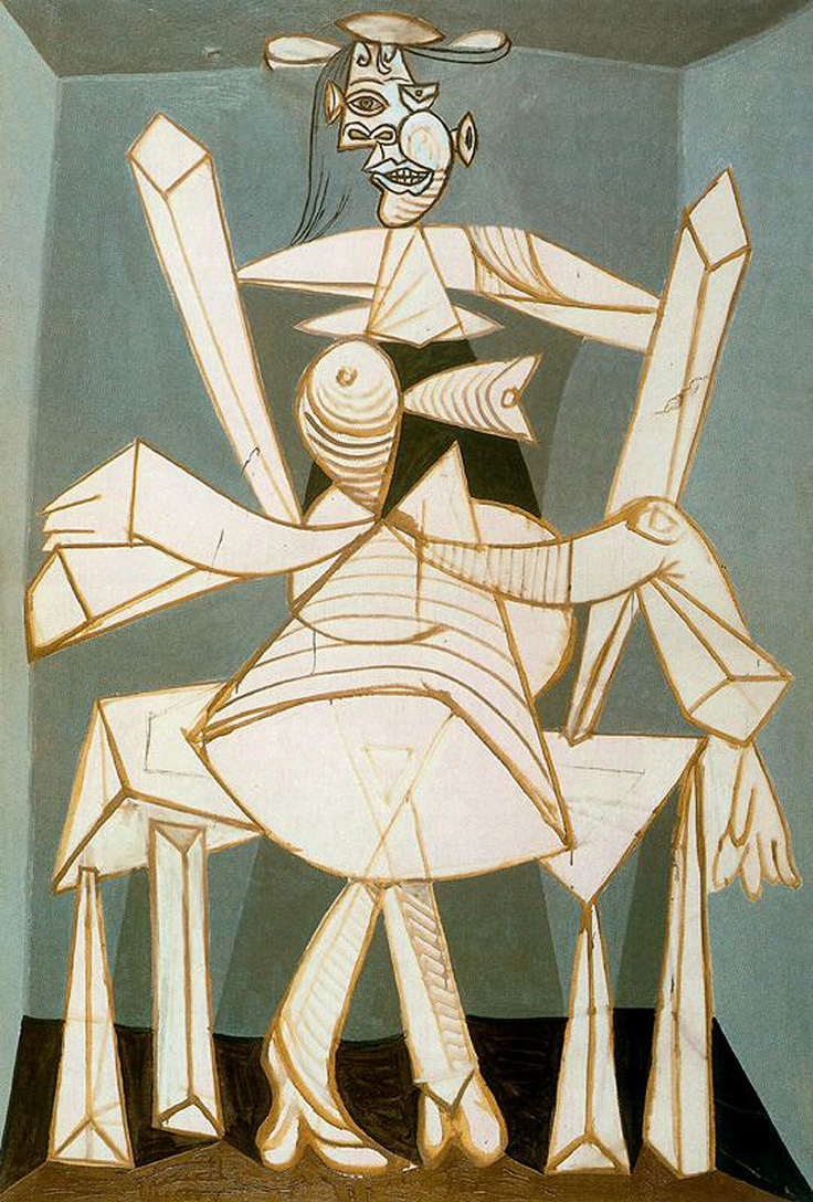 Picasso Woman in an armchair 1941